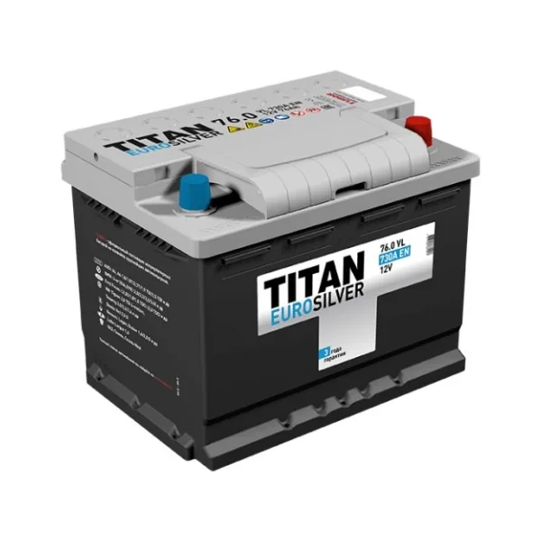 Аккумулятор TITAN Euro Silver 76 Ач 700 А (EN), обратная полярность, LN3