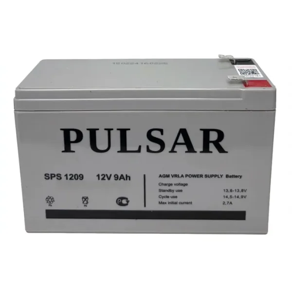 Аккумулятор PULSAR 9 Ач, 151x65x94
