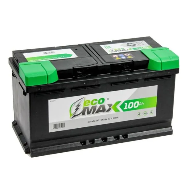 Аккумулятор EcoMax 100 Ач 830 А (EN), обратная полярность, LN2