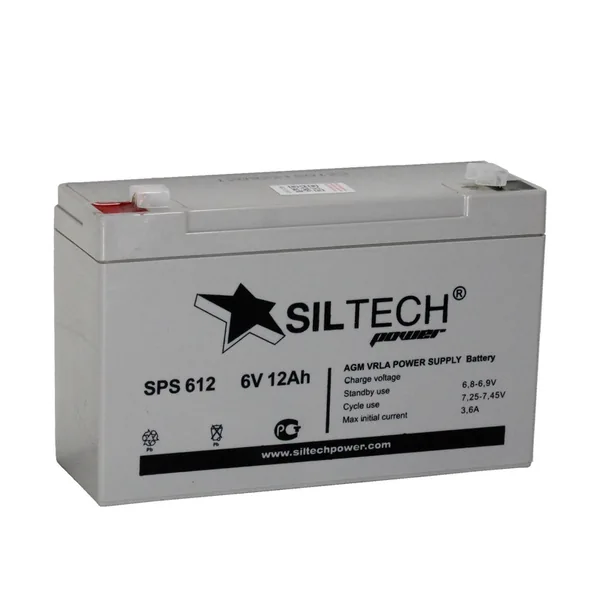 Аккумулятор SILTECH 12 Ач, 151x50x100