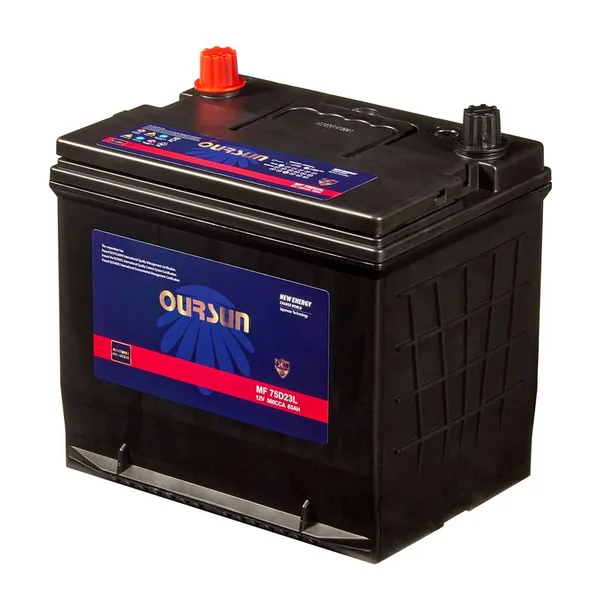 Аккумулятор OURSUN 65 Ач 560 А (JIS), обратная полярность, D23