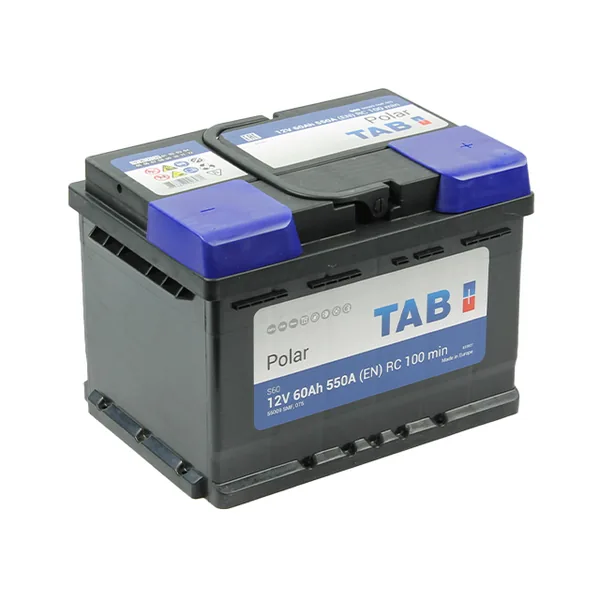 Аккумулятор TAB Polar 60 Ач 600 А (EN), прямая полярность, LN2