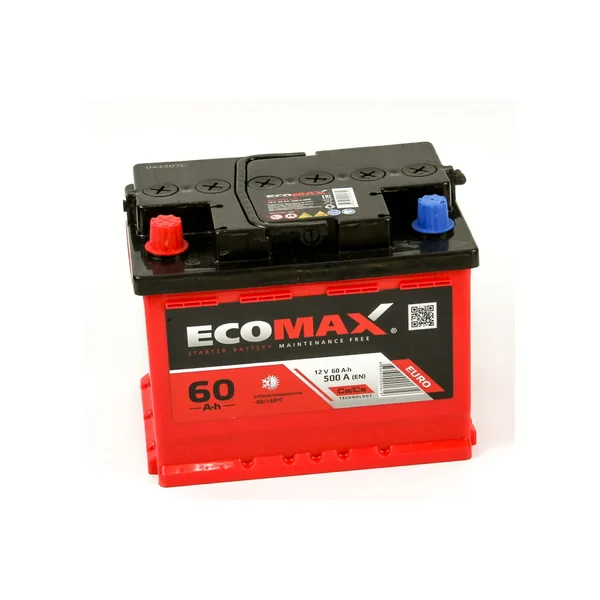 Аккумулятор EcoMAX 60 Ач 540 А (EN), прямая полярность, LN2