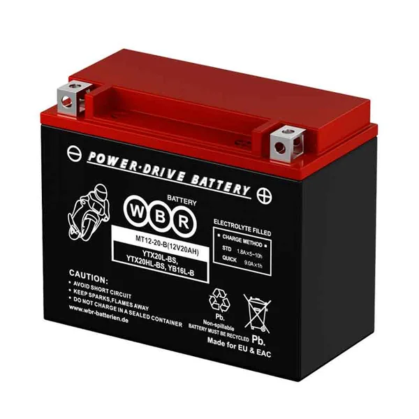 Аккумулятор WBR MT 20 Ач, прямая полярность, YTX20CH